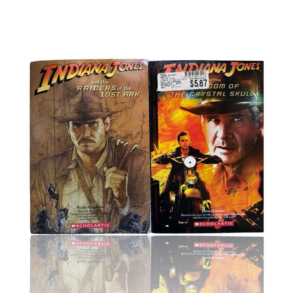 Indiana Jones Book Set 2 Paperback Editions Adventure Mystery Young Adult